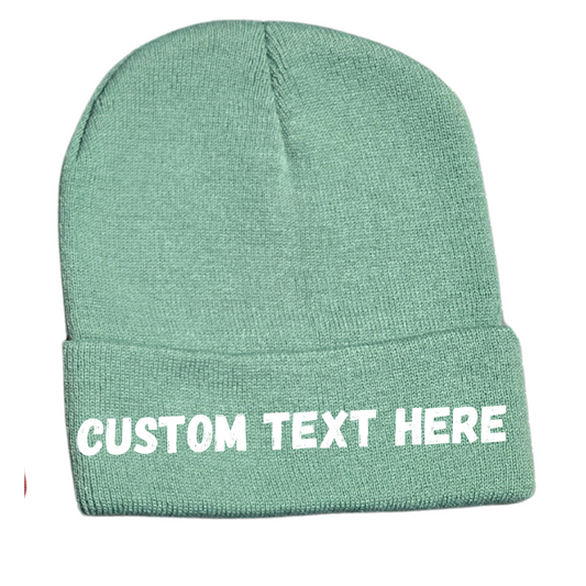 Custom Embroidered Beanie/toque, Name on toque, Custom beanie
