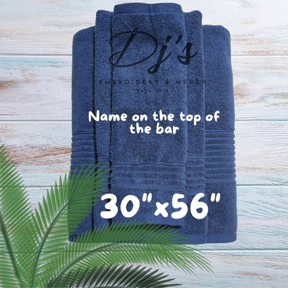 Custom Embroidered Towel, Embroidered name on towel