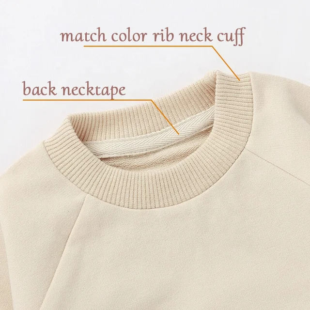 KIDS CREWNECK THERNO option w/w.o name, Embroidery name on sweatsuit