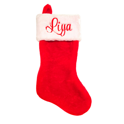 Name Embroidered on Stockings -Enjoy additional discounts when ordering more than 2 quantities,