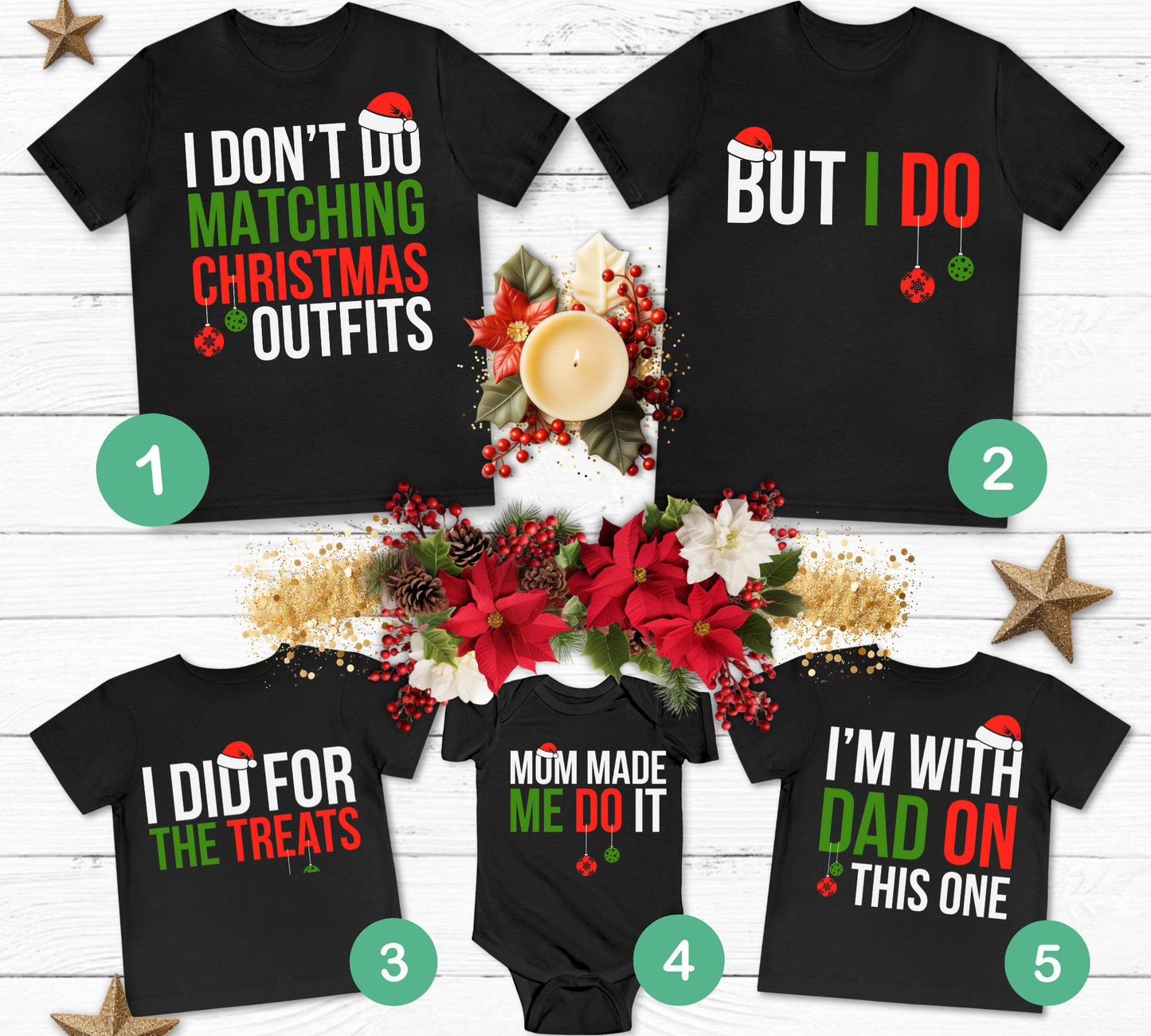 Family Christmas Shirt, Custom Family Christmas Shirt- Quick Processing time
