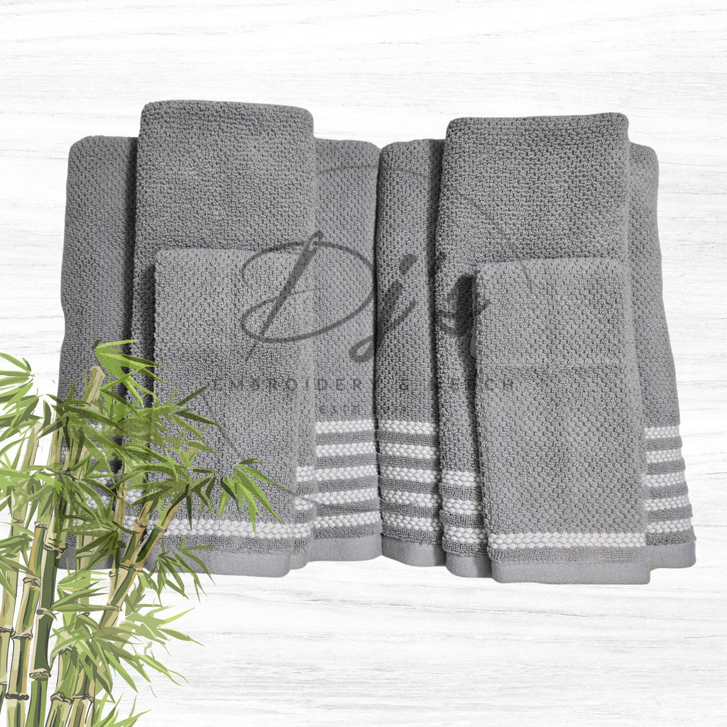 Custom Embroidered Towel, Name Embroidered on Towel