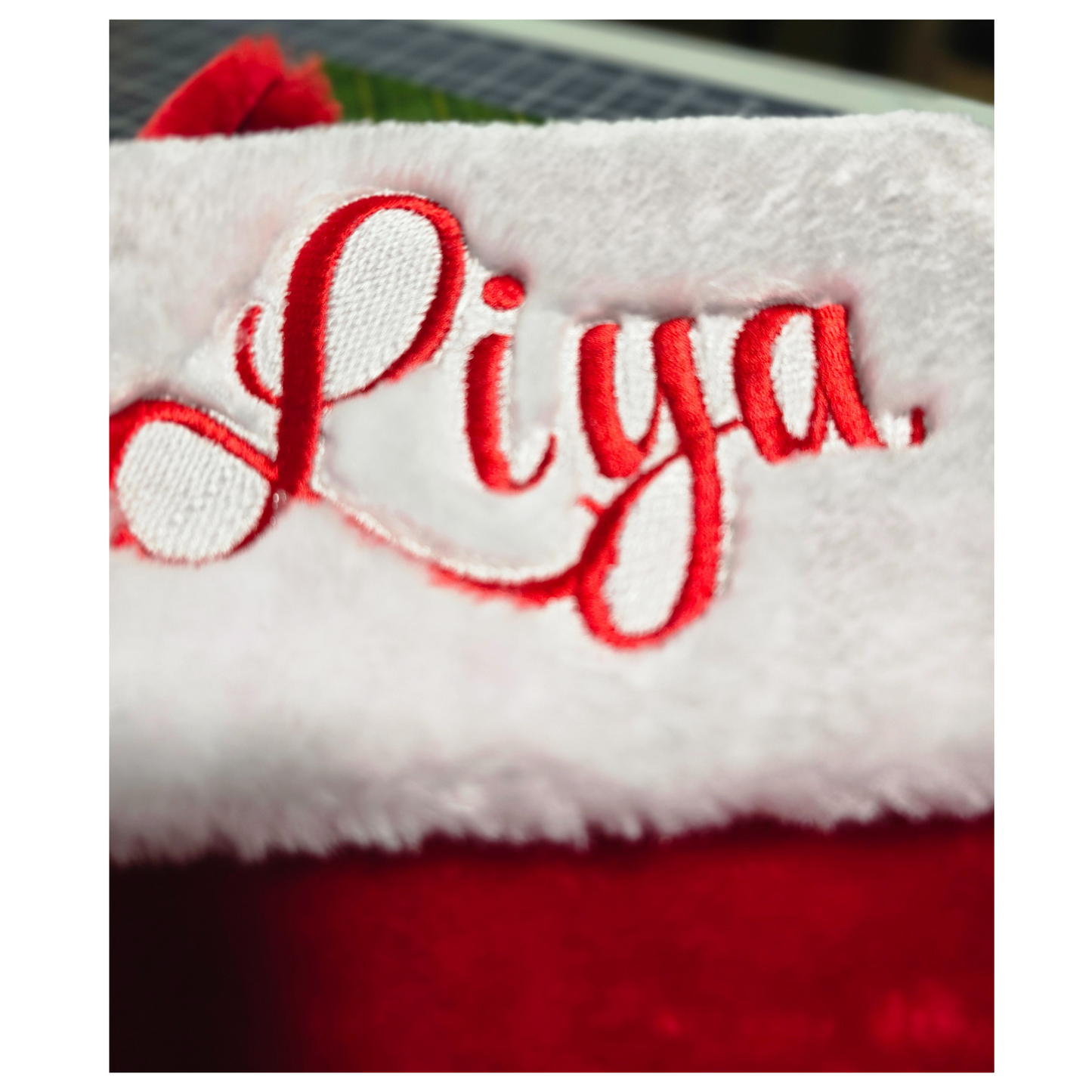 Name Embroidered on Stockings -Enjoy additional discounts when ordering more than 2 quantities,