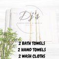 Custom Embroidered Towel, Name Embroidered on Towel