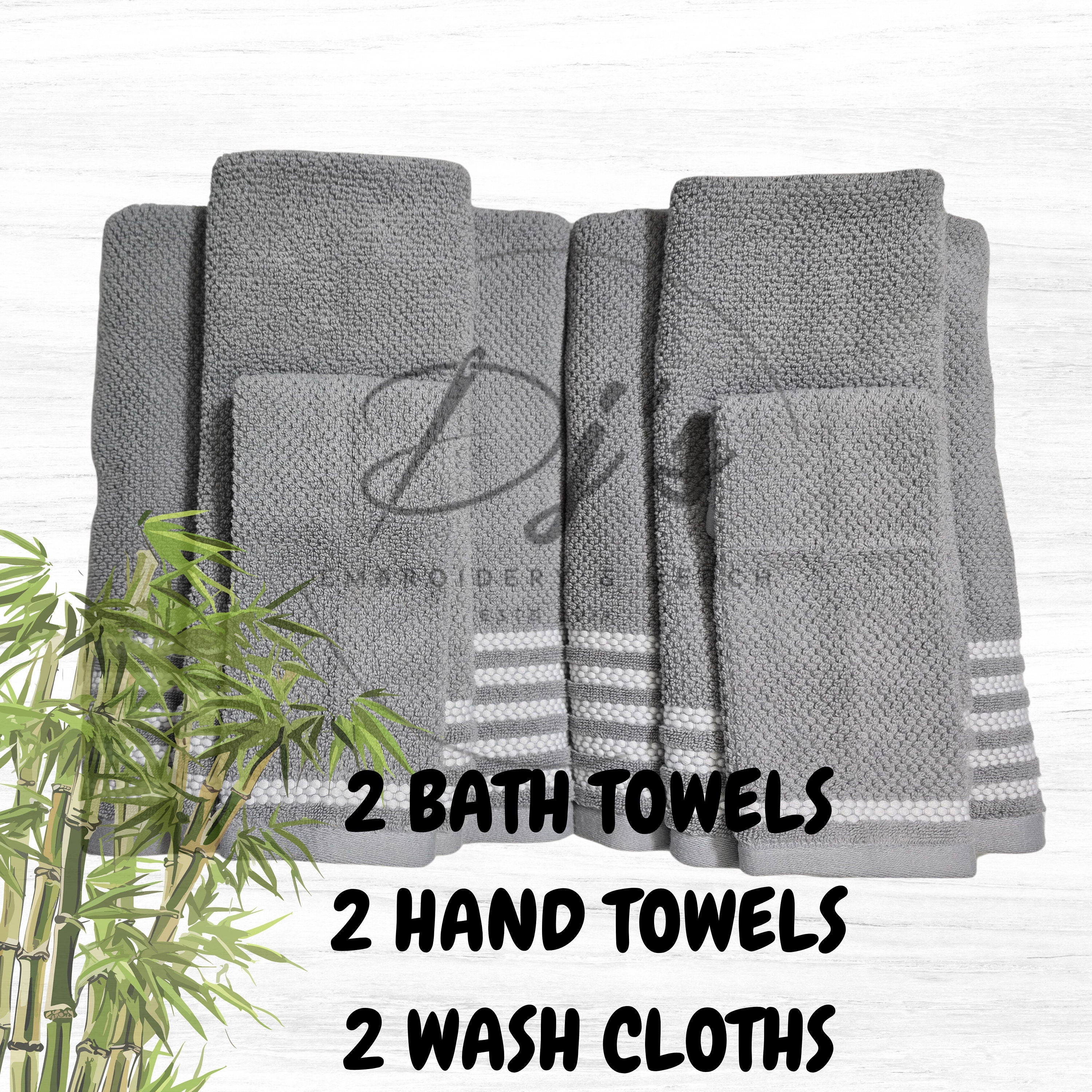 Custom Embroidered Towel, Name Embroidered on Towel