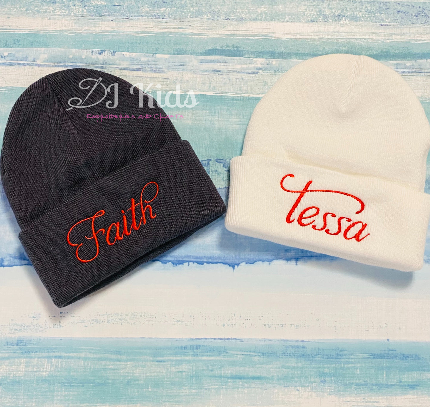 Custom Embroidered Beanie/toque, Name on toque, Custom beanie
