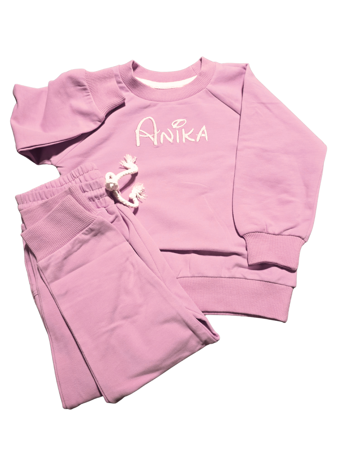 KIDS CREWNECK THERNO option w/w.o name, Embroidery name on sweatsuit