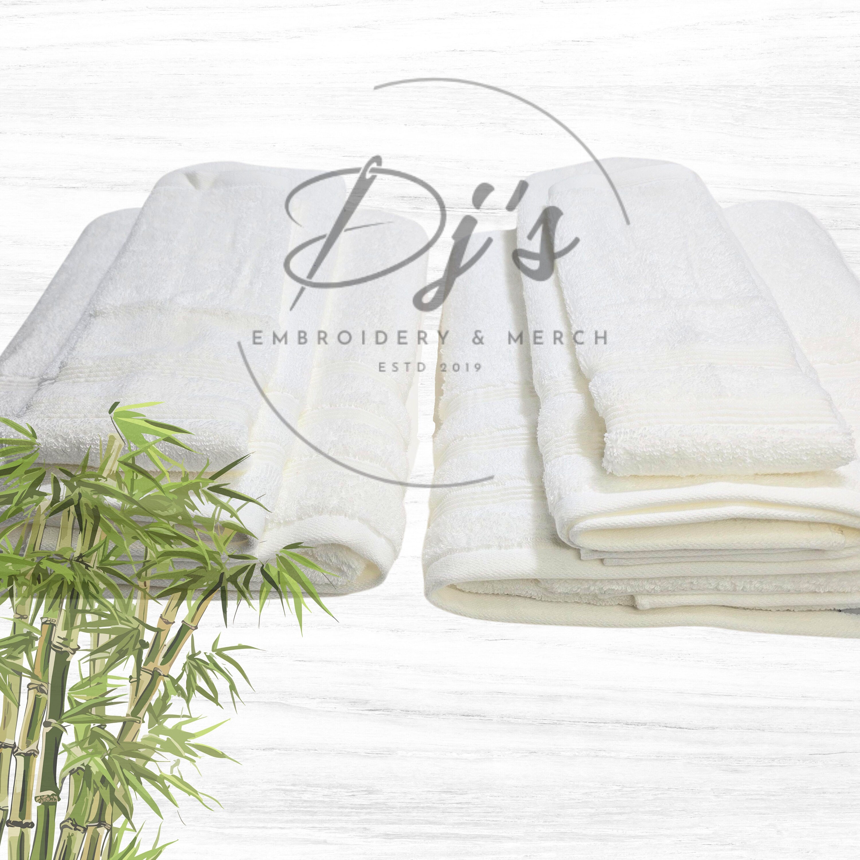Custom Embroidered Towel, Name Embroidered on Towel