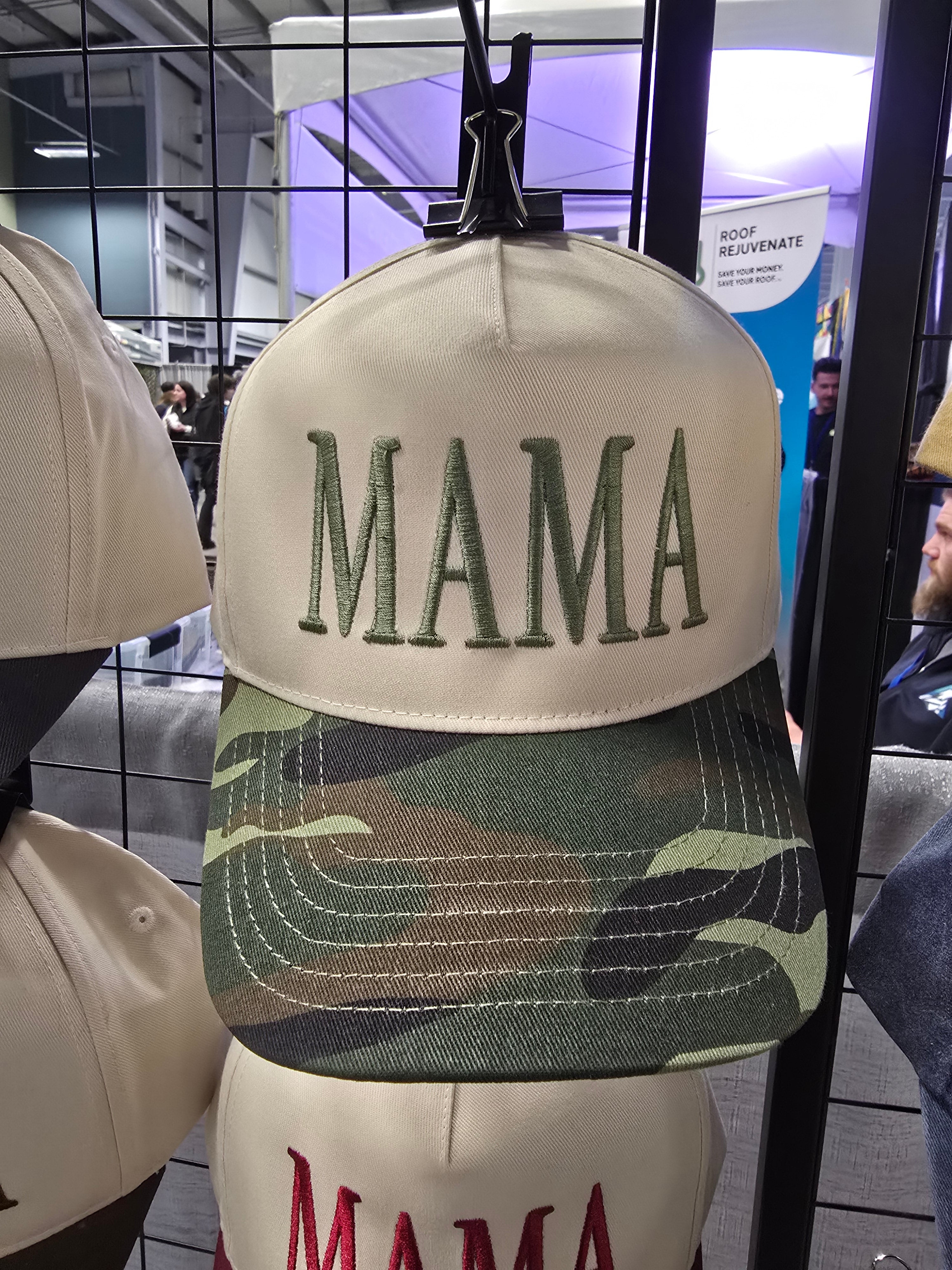 MAMA Trucker Hat, Trendy Retro Caps - Embroidery