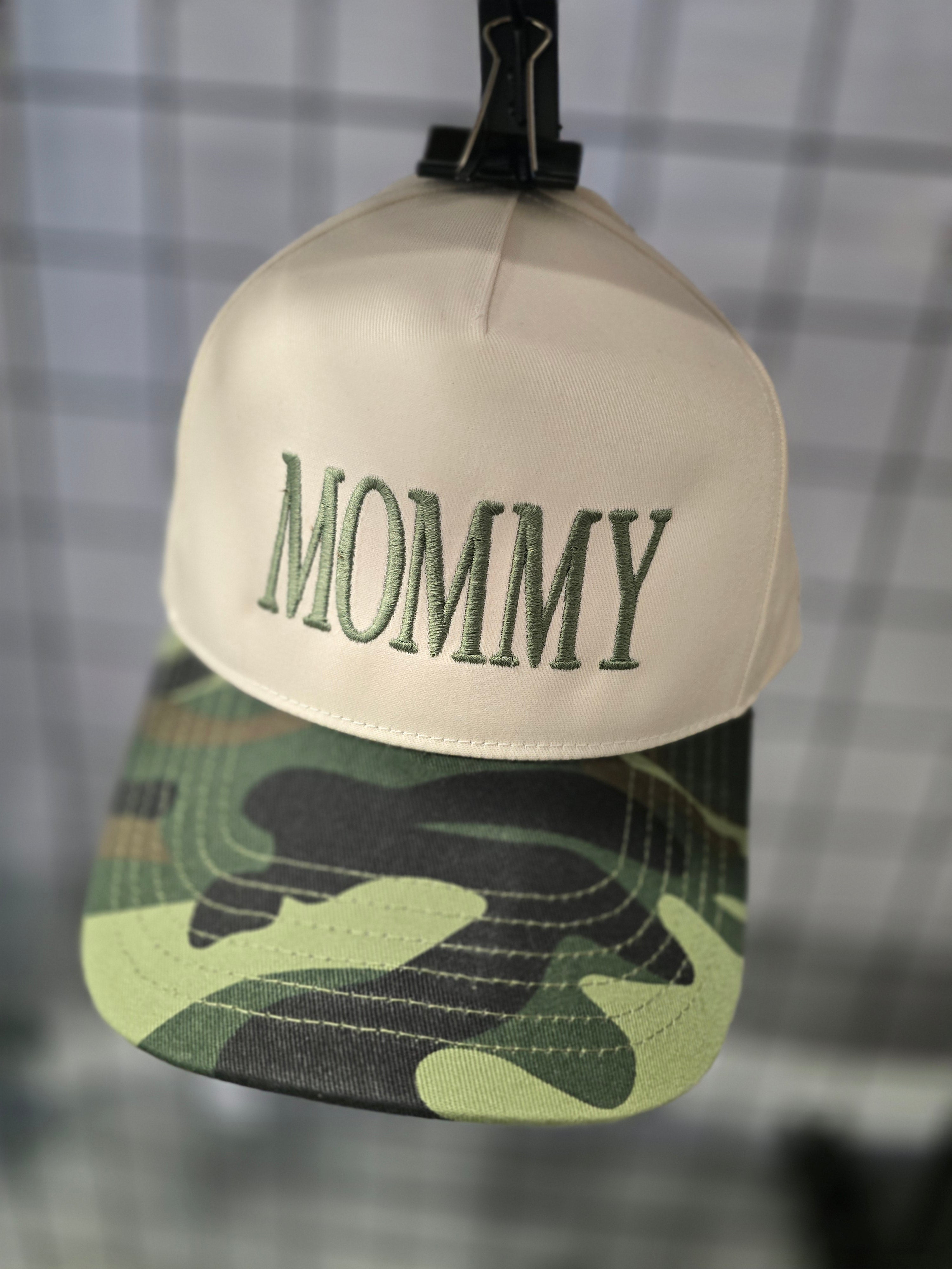 MOMMY Trucker Hats, Mommy Embroidered Hats, Summer Hats - Embroidery