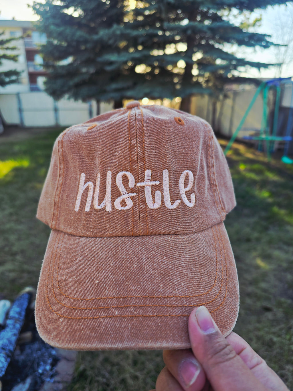 Personalized Embroidered Dad Hats - Vintage washed cap