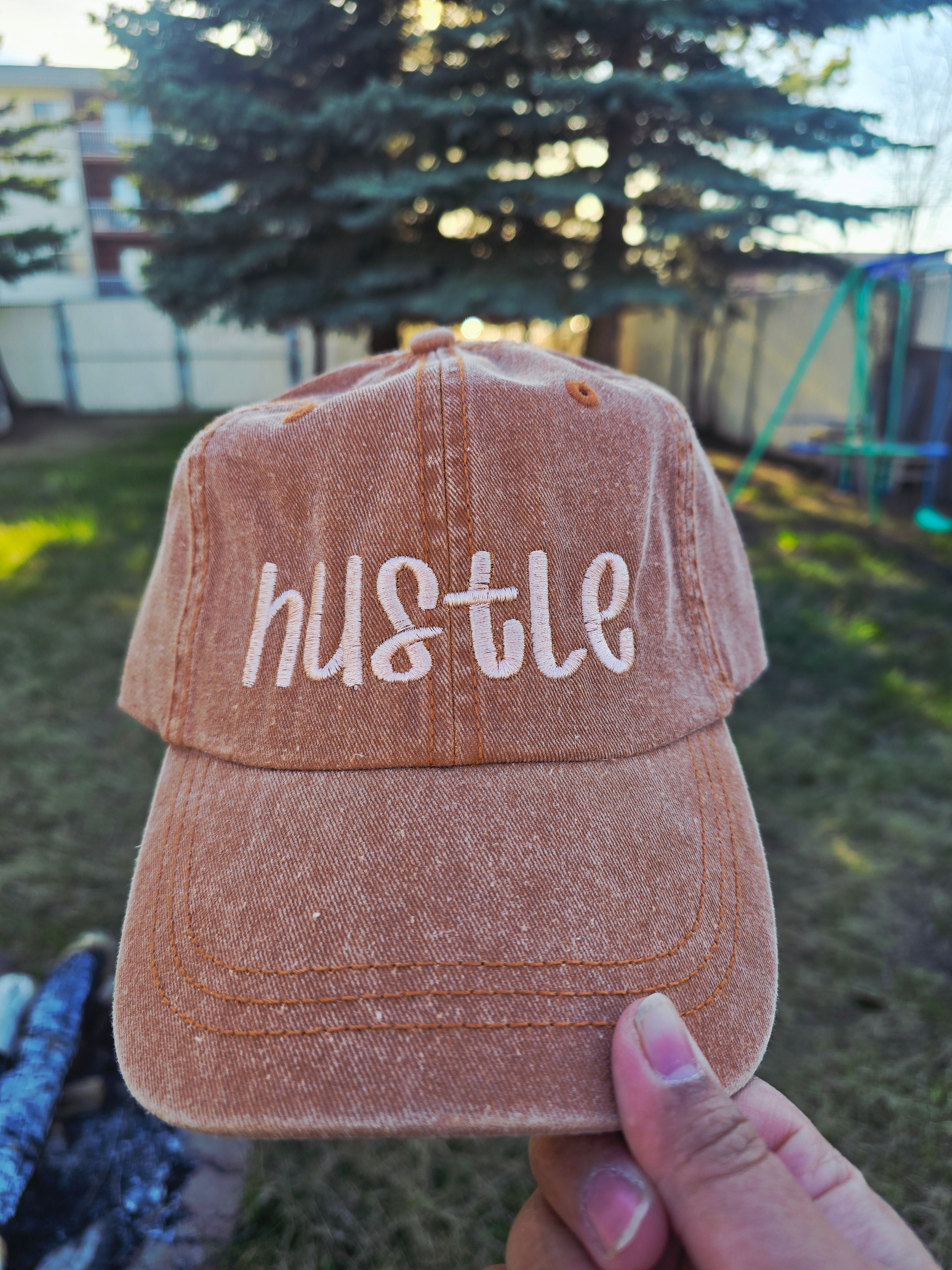 Personalized Embroidered Dad Hats - Vintage washed cap